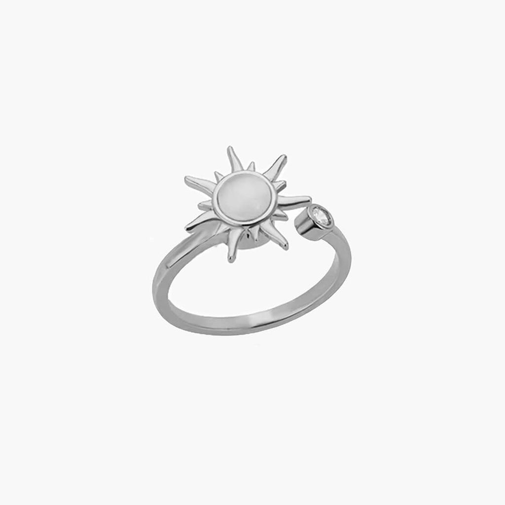 Anillo Sol Giratorio de Plata 925